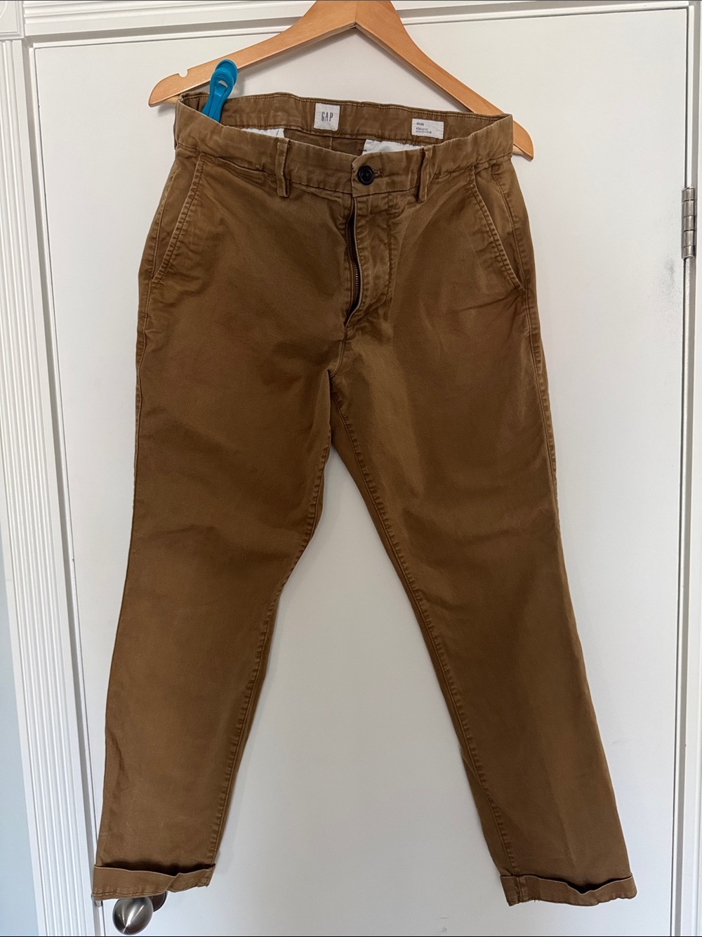 GAP Men's Brown/Tan Cotton Chino Pants